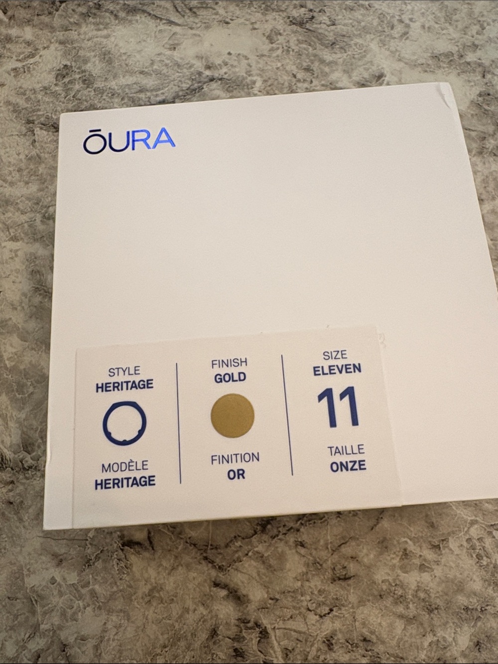 Oura ring gold
